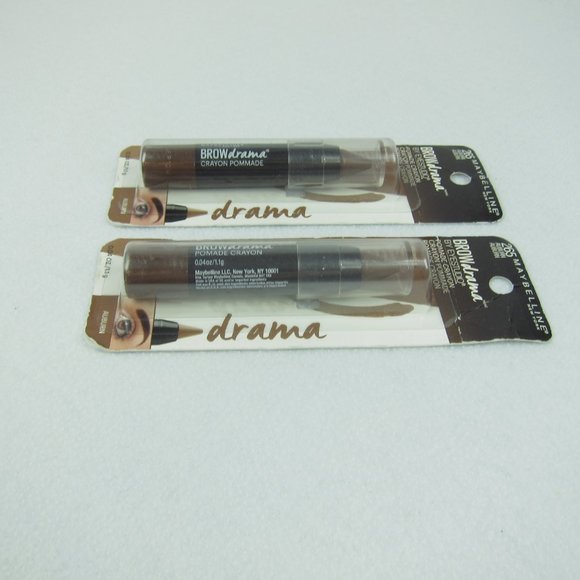 Maybelline Brow Drama Pomade Crayons Auburn #265 Set of 2 NEW IN PACKAGE - Picture 8 of 9